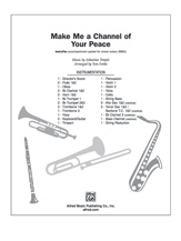 Make Me a Channel of Your Peace Instrumental Parts choral sheet music cover Thumbnail